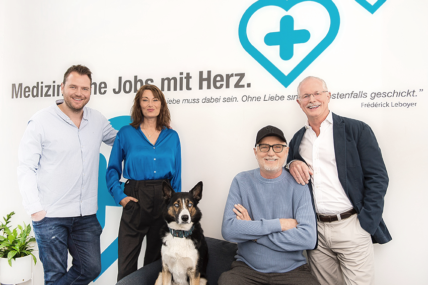 Medizinische Zeitarbeit: Das Gründerteam von hospitime in Bayreuth.